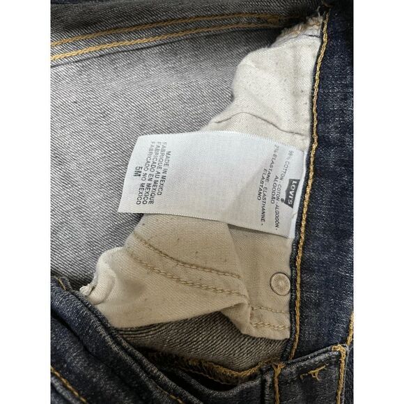 Levi's 524 Womens Superlow Distressed Skinny Jeans Light Wash Sz 5 New with Tag - Picture 15 of 16